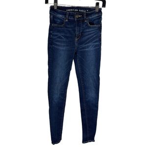 American Eagle Jeans Super Stretch High Rise Jeggings size 0